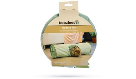 Beeztees Tunnel Ravena - Knaagdierspeelgoed - Mint - 70 x 20 x 20 cm - 1 g