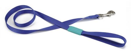 Beeztees Uni - Hondenriem - Blauw - Nylon - 1,20 meter - 10 mm