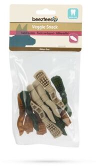 Beeztees Veggie Tandpasta - Hondensnack - Zoete aardappel - 7,5 cm - 12 stuks