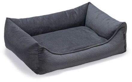 Beeztees Veo - Orthopedische hondenmand - Donkergrijs - 80x60x22cm - Middel