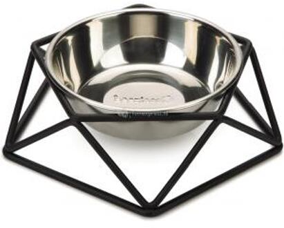 Beeztees voerbak Puroni zwart 19