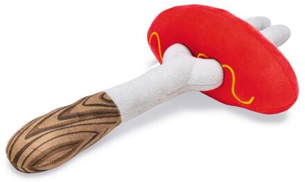Beeztees Vork en worst - Hondenspeelgoed - Multi - 33x18x8 cm