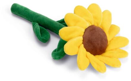 Beeztees Zonnebloem Sunny - Knuffel - Hondenspeelgoed - Geel