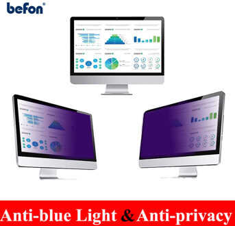 Befon 24 Inch (16:10) privacy Filter Screen beschermfolie voor Breedbeeld Computer Monitor Desktop PC Scherm 517mm * 323mm