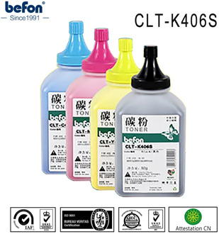 befon Refill color Toner Powder compatible for CLT-K406S K406S 406S 406 P360 360 365 366 CLS3305 3305 3300 3306fn 3306 C410W