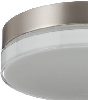 Bega 12128 LED plafondlamp DALI 930 staal 26cm roestvrij staal, wit