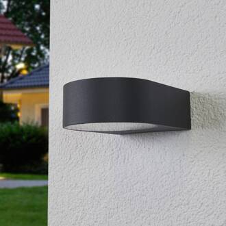 Bega 33224K3 buitenwandlamp grafiet 3000K 1-zijdig grafiet, gesatineerd