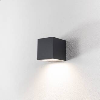 Bega LED buitenwandlamp 24718 K3, grafiet, down, gegoten aluminium