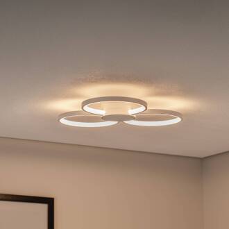 Bega plafondlamp 51299.1, fluweelwit, metaal, DALI