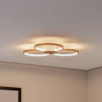 Bega plafondlamp 51299.4, fluweel messing, metaal, DALI messing, wit