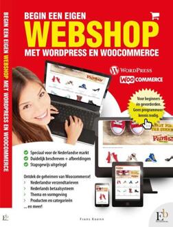 Begin een eigen webshop met wordpress en woocommerce - Boek Frans Koenn (9082468409)