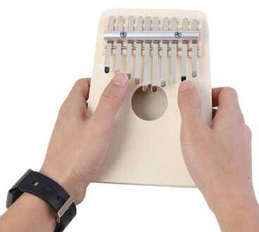 Beginner 10 Toetsen Kalimba Diy Kit Basswood Duim Piano Handgemaakte Set W/O Tuner Kinderen Handgemaakte Set Muziekinstrument