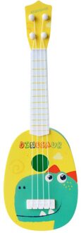 Beginner Klassieke Ukulele Gitaar Educatief Muziekinstrument Speelgoed Voor Kids geel