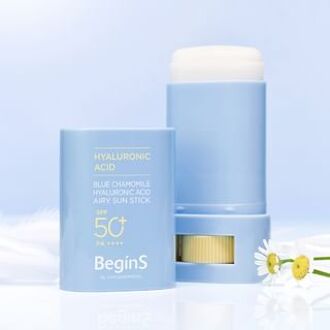 BeginS Blue Chamomile Hyaluronic Acid Airy Sun Stick 15g