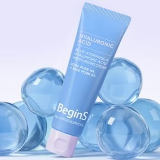 BeginS Blue Hydrangea Hyaluronic Acid Moisturizing Cream 50ml
