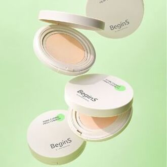 BeginS Pore Caring Mesh Cushion - 4 Colors #19 Porcelain