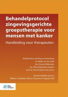 Behandelprotocol zingevingsgerichte groepstherapie voor mensen met kanker - Boek Nadia van der Spek (9036818222)