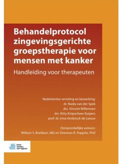 Behandelprotocol zingevingsgerichte groepstherapie voor mensen met kanker - Boek Nadia van der Spek (9036818222)