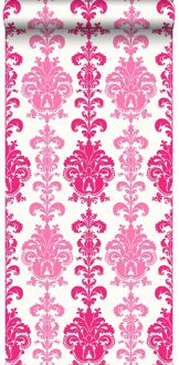 behang barokprint roze - 53 cm x 10,05 m - 115730