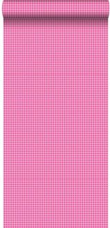 behang fijne stippen roze - 53 cm x 10,05 m - 115706