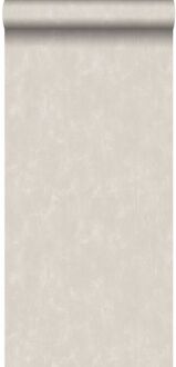 behang geschilderd effect beige Blauw