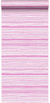 behang kanten linten fuchsia roze Blauw