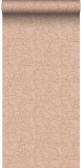 Behang Koraal Licht Terracotta - 50 X 900 Cm - 139502