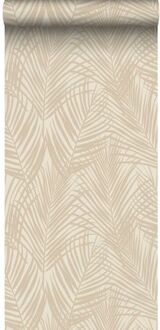 behang palmbladeren lichtbeige - 0.53 x 10.05 m - 139430