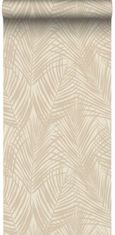 behang palmbladeren lichtbeige - 0.53 x 10.05 m - 139430