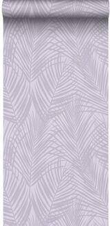 behang palmbladeren lila paars - 0.53 x 10.05 m - 139573