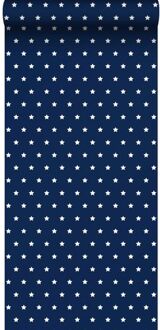 behang sterren marine blauw - 53 cm x 10,05 m - 9352