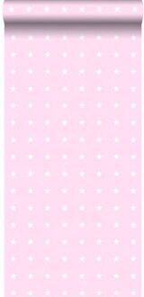 behang sterren roze - 53 cm x 10,05 m - 136458
