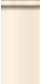 behang strepen crème beige - 53 cm x 10,05 m - 115604 Beige, Crème