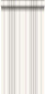 behang strepen grijs en beige - 53 cm x 10,05 m - 138805 Beige, Grijs