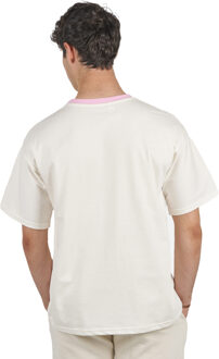 BeHappy SPRBCA-2204 Heren oversized T-shirt met korte mouwen - maat M Roze