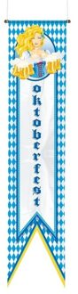 Beieren bierfeest banner/wimpel vlag 180 cm - Feestdecoratievoorwerp