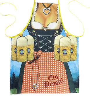 Beierse schort voor volwassenen - Verkleedattribuut