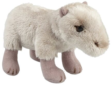 Beige capibaras knuffels 15 cm knuffeldieren - Knuffel bosdieren