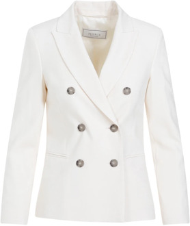 Beige Double-Breasted Jacket Peserico , Beige , Dames - M