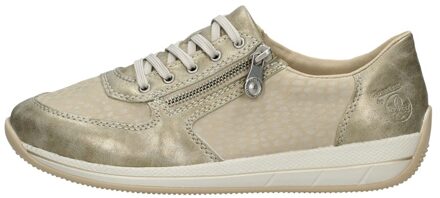 Beige en parelgrijze polkadot sneaker Rieker , Multicolor , Dames - 40 Eu,36 Eu,41 Eu,38 Eu,42 Eu,37 Eu,39 EU