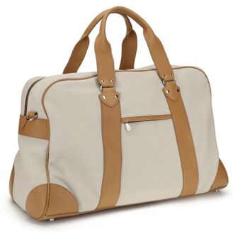 Beige Kalfslederen Bos Taurus Bagage en Reizen