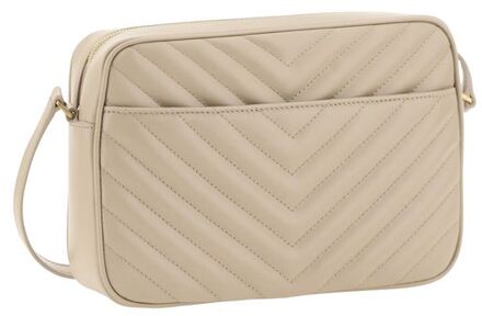 Beige Kalfslederen Bos Taurus Schoudertas