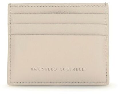 Beige Kalfsleren Bos Taurus Portemonnee