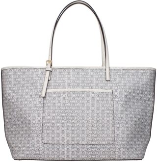 Beige Leren Schoudertas