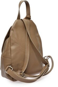 Beige Leren Tas - maat
