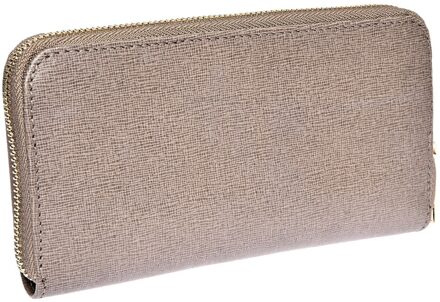 Beige Leren Tas - One Size