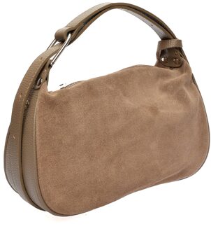 Beige Leren Tas