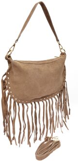 Beige Leren Tas