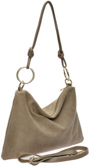 Beige Leren Tas