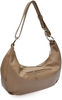 Beige Leren Tas